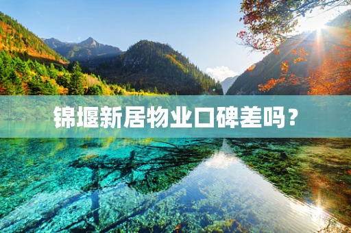 锦堰新居物业口碑差吗？