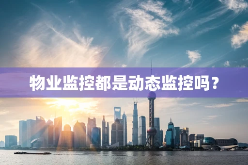 物业监控都是动态监控吗？