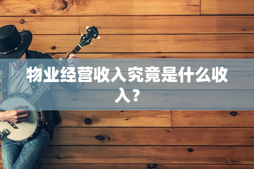 物业经营收入究竟是什么收入？