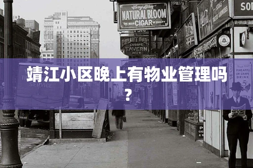 靖江小区晚上有物业管理吗？