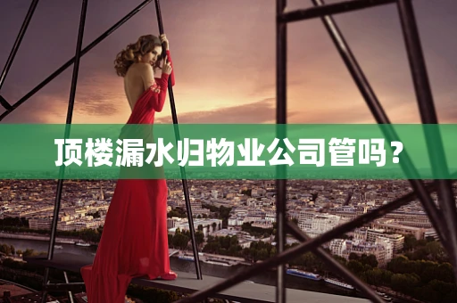 顶楼漏水归物业公司管吗？