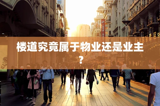 楼道究竟属于物业还是业主？