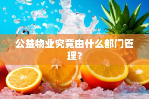 公益物业究竟由什么部门管理？