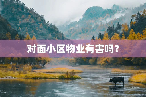 对面小区物业有害吗？