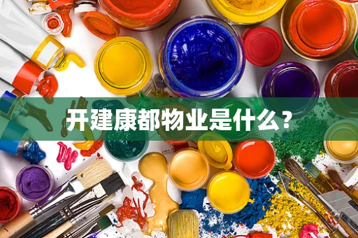 开建康都物业是什么？
