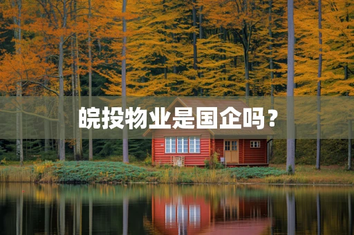 皖投物业是国企吗？