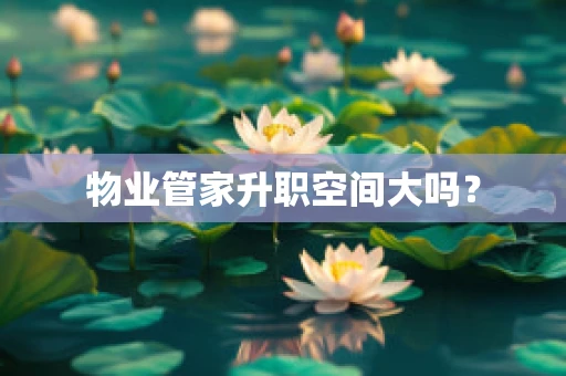 物业管家升职空间大吗？