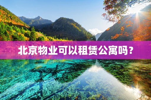 北京物业可以租赁公寓吗？