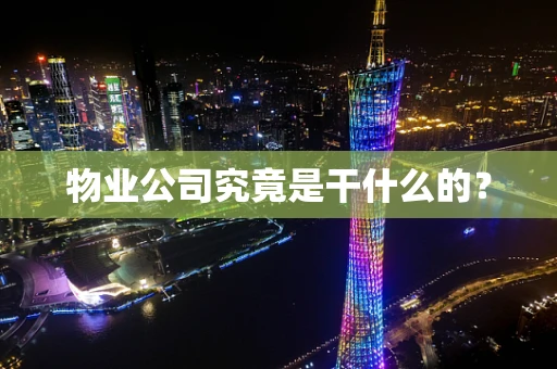 物业公司究竟是干什么的？