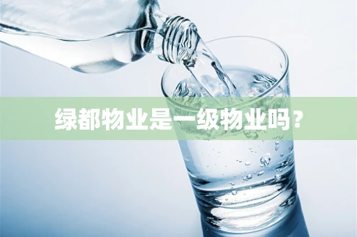 绿都物业是一级物业吗？