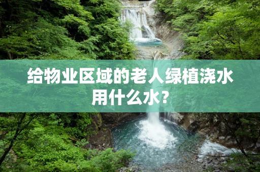 给物业区域的老人绿植浇水用什么水？