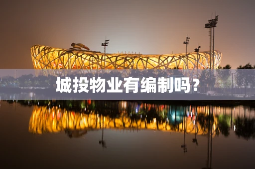 城投物业有编制吗？