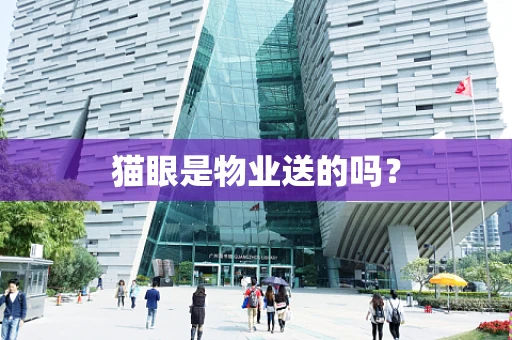 猫眼是物业送的吗？