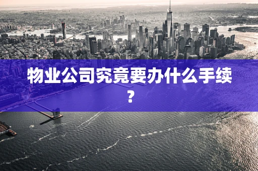 物业公司究竟要办什么手续？