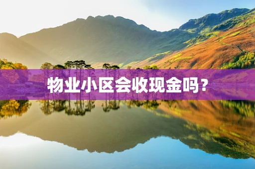 物业小区会收现金吗？