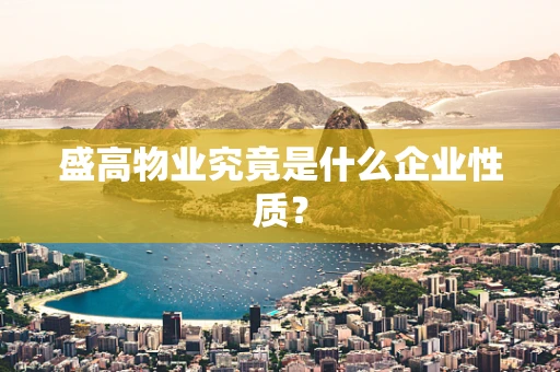盛高物业究竟是什么企业性质？